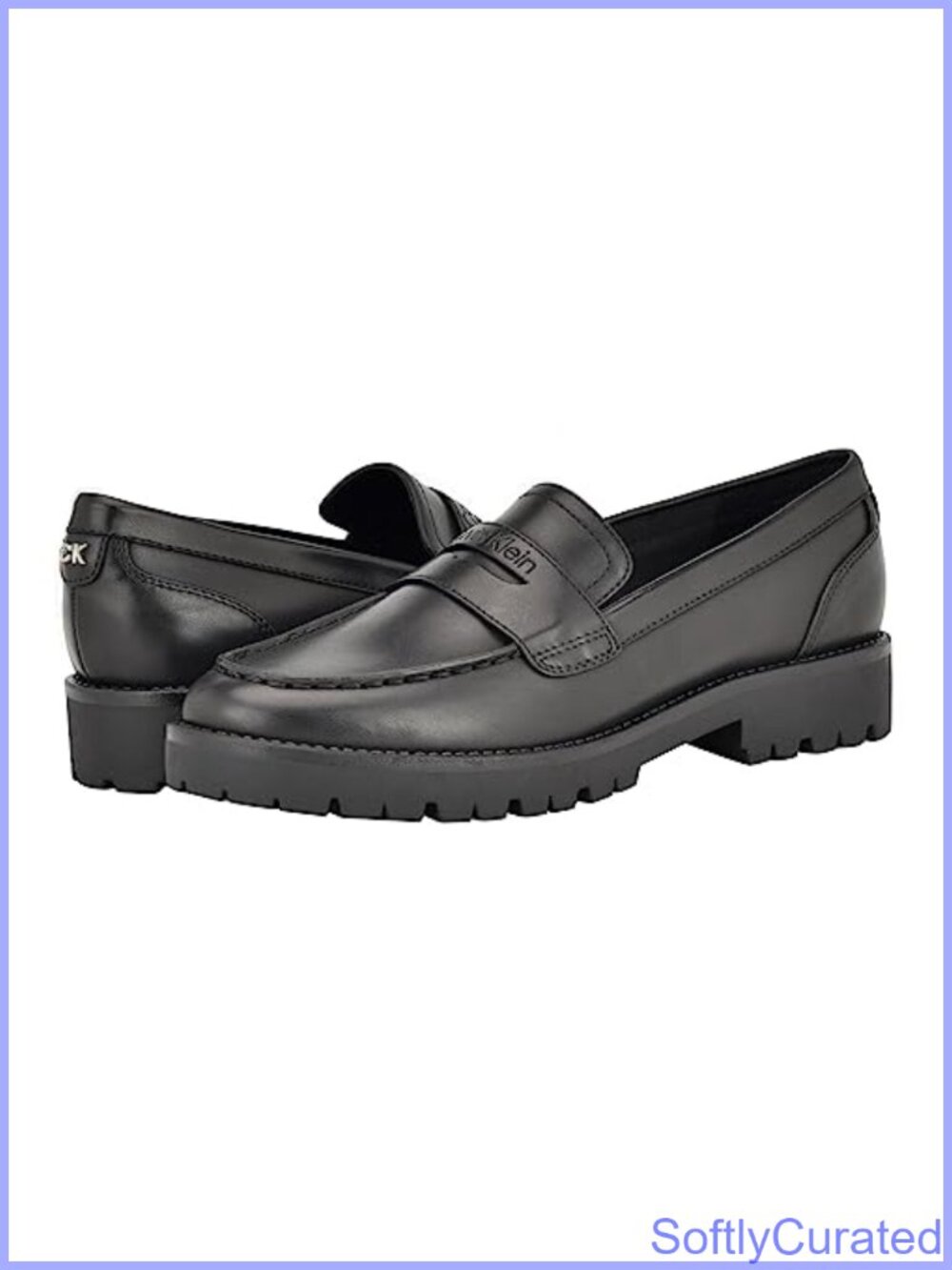 Faux Leather Ballet Loafer Slip-On Casual Shoe